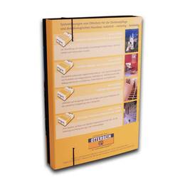 Mustermappe Sample Book mit Schaumstoffeinlagen