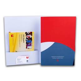 Welcome Kit Mappe mit Klemmschiene