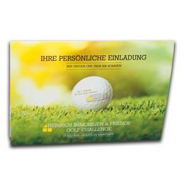 3D Pop-up Karte A5 Golfkarte