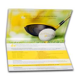 3D Pop-up Karte A5 Golfkarte