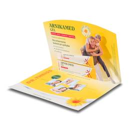 3D Pop-up Karte A4 Hautcreme