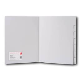 Registermappe 10-fach mit  Eckspanner