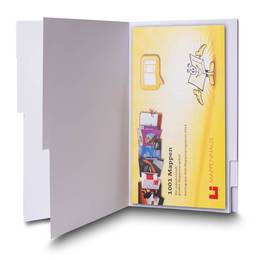 Registermappe 10-fach mit  Eckspanner