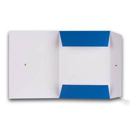 Designmappe mit Kordel und Knopf