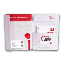 Versandmappe 2 Taschen mit Aufreißverschluss