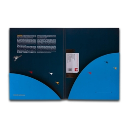 Präsentationsmappe mit Konturstanzung