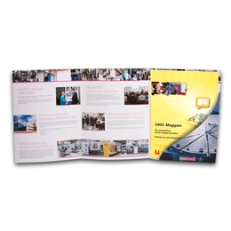 Präsentationsmappe mit geschwungener Tasche