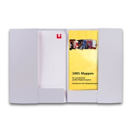 Präsentationsmappe mit gesteckten Laschen