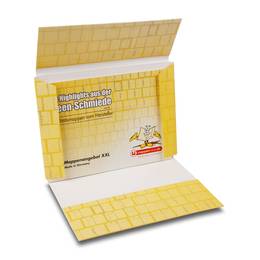 Magnet Mappe mit Verschlusslaschen für A5