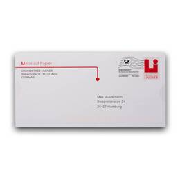 Blütenkarte - Mailing- Lettershop