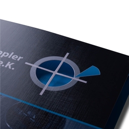 Vertriebsmappe mit Ausstanzung