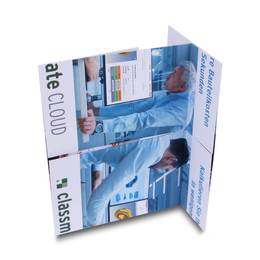 Quadratisches Faltspiel Cloud