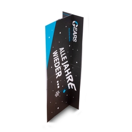 Firmenpräsentations-Endlosfaltkarte Weihnachten 