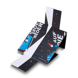 Firmenpräsentations-Endlosfaltkarte Weihnachten 