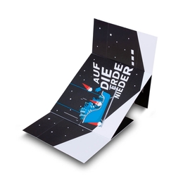 Firmenpräsentations-Endlosfaltkarte Weihnachten 