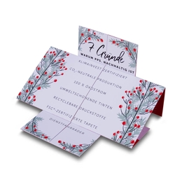 Weihnachten Endloskarte quadratisch