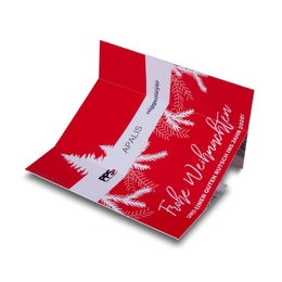 Weihnachten Endloskarte quadratisch