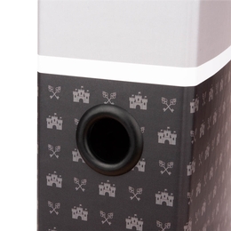 Grifflochringe aus Kunststoff, schwarz