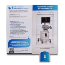 Ziehkartenmailing mit Bildwechselfunktion