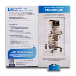 Ziehkartenmailing mit Bildwechselfunktion