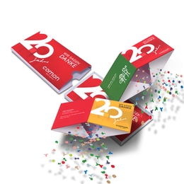 Pop up Mailing mit 2 Springwürfel