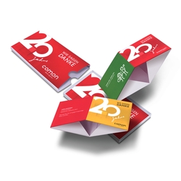 Pop up Mailing mit 2 Springwürfel