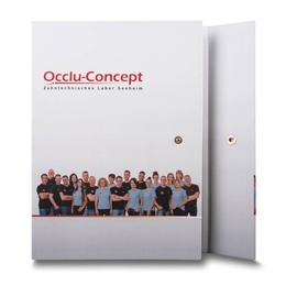 Dokumentenmappe mit Druckknopf