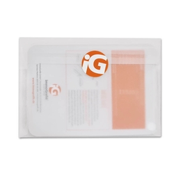 Fächerkarte mit PP-Folie