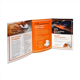 Folder mit Banderole - Lettershop