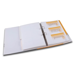 Hebelordner-Handbuch bedrucken