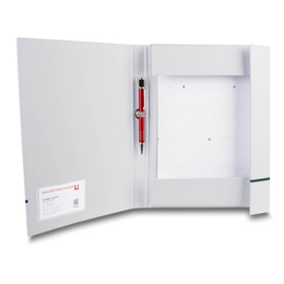 Juris-Boxmappen mit Gummizug und Stifthalter