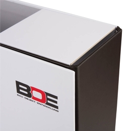 Präsentationsbox für das Baumanagement