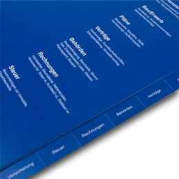 Register 8-fach für Immobilienmakler