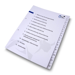 Register 12-fach für Versicherungen