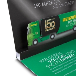 Jubiläums-Mailing als Pop-up