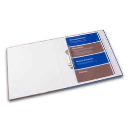 Bestattungsordner mit Register