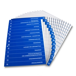 Register 14-fach mit Deckblatt TÜV Süd