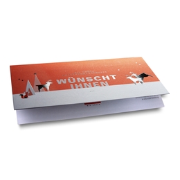 3D Weihnachtskarte Frohe Weihnachten 