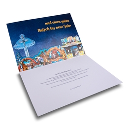 Weihnachtskarte Schausteller