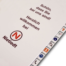 Register 12-fach Onboarding Mitarbeiter