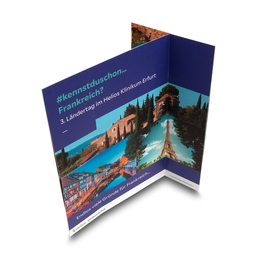 Endlosfaltkarte quadratisch Helios Erfurt Ländertag