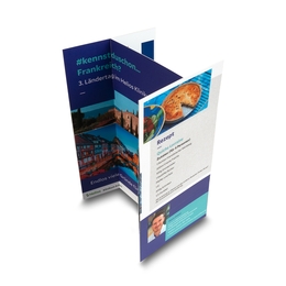 Endlosfaltkarte quadratisch Helios Erfurt Ländertag