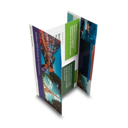 Endlosfaltkarte quadratisch Helios Erfurt Ländertag