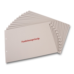 Register 12-fach A4 quer Feedstar Präsentationen