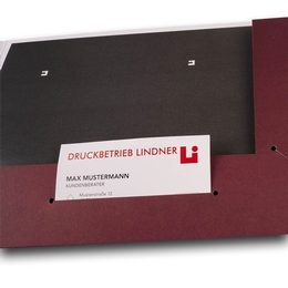 Firmenmappen Brillenunterlagen