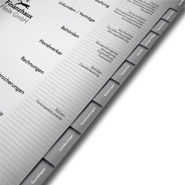 Register 10-fach Immobilien Finanzhaus