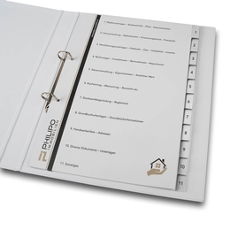 Register 11-fach Immobilie