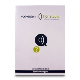 Servicemappe Hörstudio - Lindner druckt hochwertige Präsentationsmappe