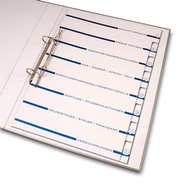 Register 8-fach für Bauerwerb und Bauverwaltungen