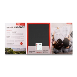 Immobilien 6 Seiten Mappe mit Gummizug